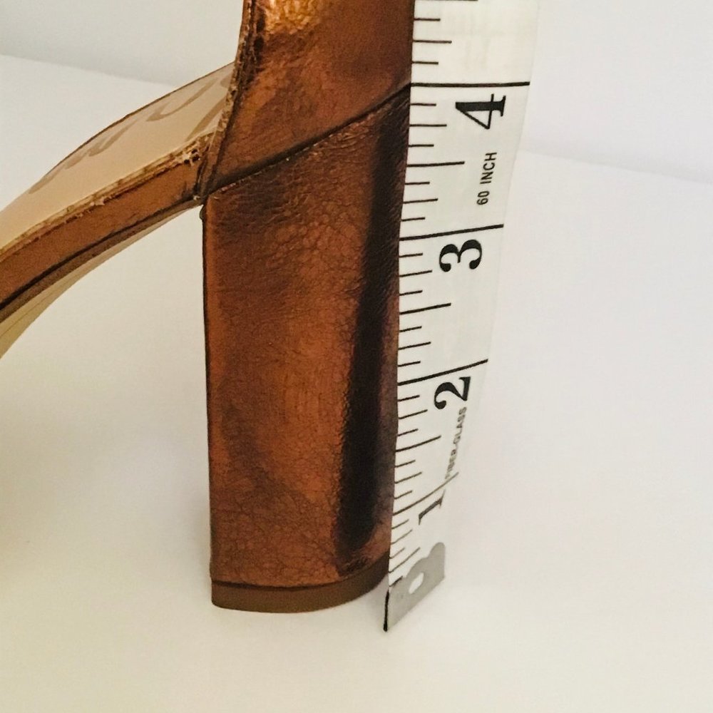 💙 Sam Edelman Leather Heel Sandal - Picture 13 of 13